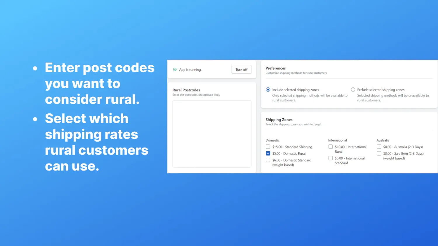 New Shopify app: KiwiSprout Rural Shipping
