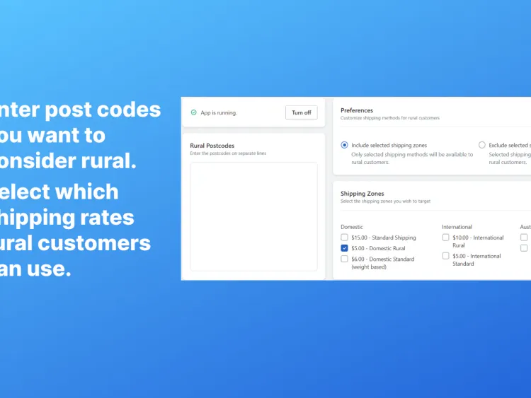 New Shopify app: KiwiSprout Rural Shipping