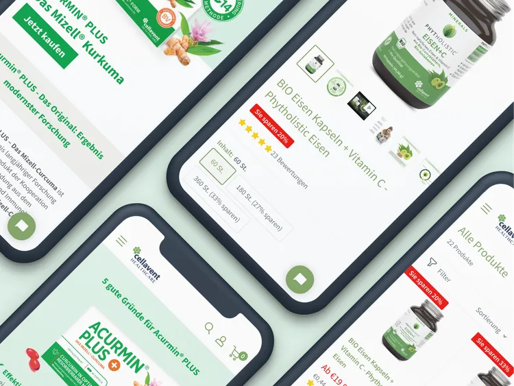 Shopify partners for Germany's supplier of natural and innovative dietary supplements.