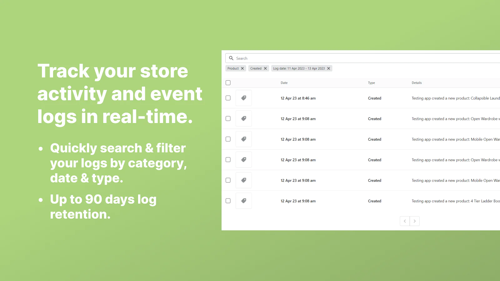 New Shopify app: KiwiSprout Smart Logs | KiwiSprout